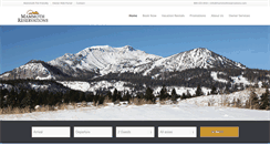 Desktop Screenshot of mammothreservations.com